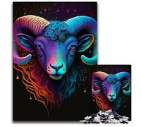 Goats Puzzles for 1000 Piece Impossible Jigsaw Puzzles for Adults Birthday Gift Idea, Challenging Brain Teaser Game 50x75CM/19.68x29.52inch
