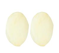 Goatskin Drum Head Replacement MM 2pcs for African Djembe Drums | White Finish, Weather Tolerance, Visible Natural Texture, for Students and Percussionists, Busking Practice