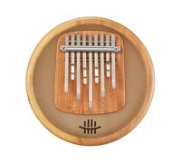 Goatskin Drum Thumb Piano - Enhanced Acoustic Design, 9 Notes Kalimba Finger Piano for Musician Beginners, Drum & Thumb Piano Combination(OIL TREATED SKIN A minor)