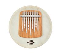 Goatskin Drum Thumb Piano - Enhanced Acoustic Design, 9 Notes Kalimba Finger Piano for Musician Beginners, Drum & Thumb Piano Combination(GOATSKIN D minor)