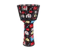 Goatskin Drumhead African Drum for Kindergartens, Music Institutions, Djembe Drum Portable for Kids, Adults Darbuka Drum(10 inch F)