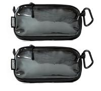 GOBAGS NEO Production Zipper Bags - Electronics & Camera Accessories Bag - Cable organizer, Gear Accessory Pouch, Travel Camera Essentials (Extra Small, Black, 2 pack)
