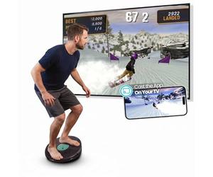 GoBalance Premium Interactive Wooden Balance Board Bluetooth App | 12 Fun Games. Sport & Fitness Workouts. Real-Time Analysis. Plug N’ Play Home Gym. Multiplayer Mode & Interactive Training