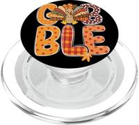 Gobble Till You Wobble Cool Turkey Thanksgiving Gobble PopSockets PopGrip for MagSafe