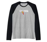 Gobble Till You Wobble Cool Turkey Thanksgiving Raglan Baseball Tee