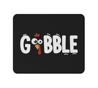 Gobble Turkey Gaming Mouse Pad - Non-Slip Thanksgiving Desk Pad 9.5" × 8"