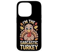 Gobble Up Laughs I'm The Sarcastic Turkey Case for iPhone 14 Pro