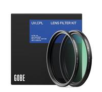 Gobe 62mm UV + Circular Polarising (CPL) Lens Filter Kit (Pro)