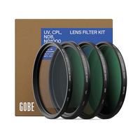 Gobe 67mm UV, Circular Polarising (CPL), ND8, ND1000 Lens Filter Kit