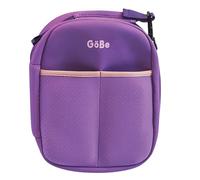 GoBe Insulated Lunch Bag, School Lunch Bag, Neoprene, Washable, Purple