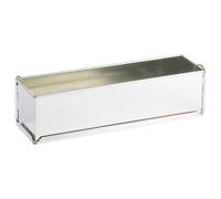 GOBEL - Tinplate Long Pate Mold - Hinged with Removable Bottom - 11 13/16" x 3 1/8"