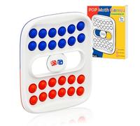 GoBene Math Pop It Dice Game for 2 Players-Bubble Pop It for Kids Classroom Must Haves,Math Games for Kids 5-7 Addition & Subtraction Game
