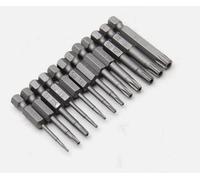 Gobest 50mm Long Torx Tamperproof Screwdriver Bits Set T5-T40 Magnetic Tips