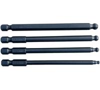 Gobest Ball Tip Hex Screwdriver Bits Set 5Pcs, 100mm Long Magnetic 2.5-6mm