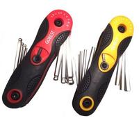 Gobest Folding Key Set 16 Pcs, Hex, Hex Ball Tip, (Gb-0098)