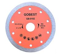 GOBEST GB-0102, Tile Diamond Disc Blade 125 x 22.2 Bore Wet Cutting