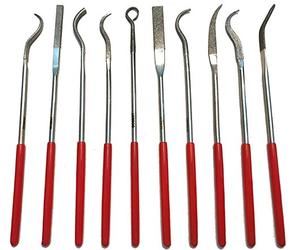 GOBEST Jewelers Diamond Precision Needle File Metal Set 10 pcs (GB-0065)