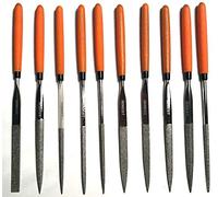 GOBEST jewellers Diamond Precision Needle File Metal Set 10 pcs 3x140, 50mm Diamond Coating (GB-0063)