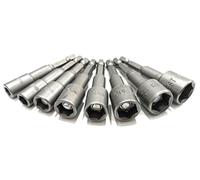 GOBEST Magnetic Socket nut Driver Set 8 pcs, 6-13 mm, 1/4 hex Shank (GB-0041)