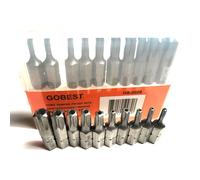 GOBEST torx tamperproof torx security screwdriver bits set 10 pcs T8-T45 GB-0029