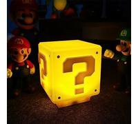 Gobesty 3D Icon Light Night Lights, Cube Lamp, Square Brick Can Sound Bedroom, Kids Desk Lamp, Table Lamp, Bedroom, Children's Toy Night Lamp