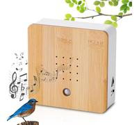 Gobesty Bird Chirping Motion Sensor, Bird Singing Box with Wall Mount, Natural Sound Box, Bird Singing, Natural Sounds Soundbox, Bird Chirping Relaxing Bird Singing Battery Operated