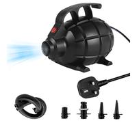 Gobesty Electric Pump for Inflatables, 600W High Power Electric Air Pump, Quick-Fill Inflator Deflator with 4 Sizes Nozzle, Portable Air Pump for Paddling Pool Beach Toys, Air Mattress, Paddle Board