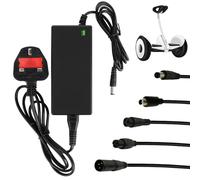 Gobesty Electric Scooter Charger, 42V 2A Hoverboard Charger, Fast Charging Power Adapter with 6 Connections, for Xiao-mi M365, Electric Bike, Hoverboard
