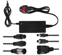 Gobesty Electric Scooter Charger, 42V 2A Hoverboard Charger, Mobility Scooter Battery Charger, Scooters Chargers Adapter with 6 Connections, Lithium Battery Chargers for Xiaomi M365 Electric Bike