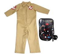 Gobesty Ghost Hunter Costume For Kids, Proton Pack And Jumpsuit For Ghost Hunter Fancy Dress Costume For Children, Halloween, Carnival And Horror Party Costumes - Ideal For Boys And Girls 122-135cm