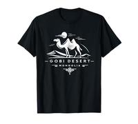 Gobi Desert Mongolia Camel Travel Vintage Style T-Shirt
