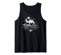 Gobi Desert Mongolia Camel Travel Vintage Style Tank Top
