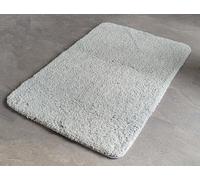 Gobi Light Grey Bathroom Rug 60x90cm. Supersoft. Pile Height: 25mm.