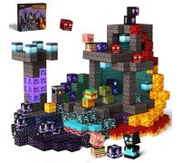 GobiDex 100 PCS Large 2.5CM Magnetic Blocks for Kids Age 3+ | Lava Adventure Building Toy | Sensory Educational Gift for Boys, Girls
