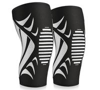 Gobikey Knee Support Brace 2 pack Compression Knee Sleeves for Men Women, Breathable Anti-Slip for Arthritis, Joint Pain, Tendonitis, Meniscus Tear, Ligament Injury, Running (XL: 48-55cm)