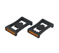 GOBIWM SM-PD22 Pedal Adapters Pair for Shimano SPD Cleat Flat Pedals, Compatible with PD-M520 PD-M540 PD-M780 M8000 Mountain Bike Clipless Pedals