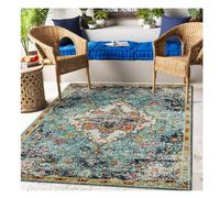 GOBIWM Unique Vintage Ethnic Style Large Area Carpet Traditional Classic Oriental Rug Anti Slip Floor Mat for Living Room Bedroom Hotel Hallway (6, 200 * 300cm)