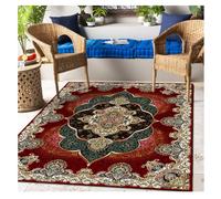 GOBIWM Unique Vintage Ethnic Style Large Area Carpet Traditional Classic Oriental Rug Anti Slip Floor Mat for Living Room Bedroom Hotel Hallway (16, 180 * 280cm)