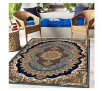 GOBIWM Unique Vintage Ethnic Style Large Area Carpet Traditional Classic Oriental Rug Anti Slip Floor Mat for Living Room Bedroom Hotel Hallway (17, 140 * 200cm)