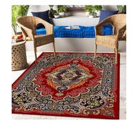 GOBIWM Unique Vintage Ethnic Style Large Area Carpet Traditional Classic Oriental Rug Anti Slip Floor Mat for Living Room Bedroom Hotel Hallway (13, 140 * 200cm)