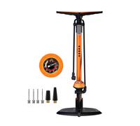 GOBKO Bike Pump Bicycle Floor Pump with Gauge, Bicycle Pumps with Presta and Schrader tire Pump multifunctional Air Pump for Road Bike MTB Sports