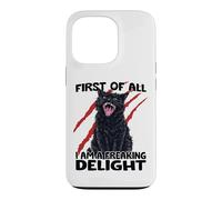 Goblin cat black cat sarcasm zoomies chaos cat Case for iPhone 13 Pro