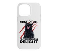 Goblin cat black cat sarcasm zoomies chaos cat Case for iPhone 14 Pro Max