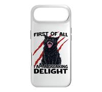 Goblin cat black cat sarcasm zoomies chaos cat Case for iPhone Air