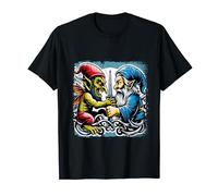 Goblin Fighting Gnome Funny Creature Fantasy Hobgoblin T-Shirt