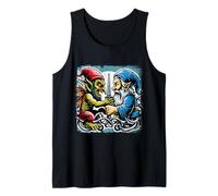 Goblin Fighting Gnome Funny Creature Fantasy Hobgoblin Tank Top