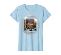 Goblin King Looking Glass 80's When The World Falls Down T-Shirt, Women, Baby Blue, X-Large