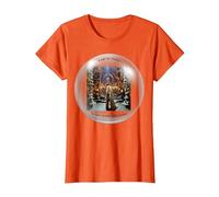 Goblin King Looking Glass 80's When The World Falls Down T-Shirt, Women, Orange, Medium