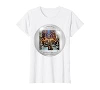 Goblin King Looking Glass 80's When The World Falls Down T-Shirt, Women, White, Large