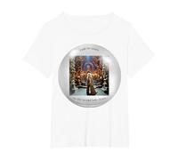 Goblin King Looking Glass 80's When The World Falls Down T-Shirt, Women's Plus, White, 3X